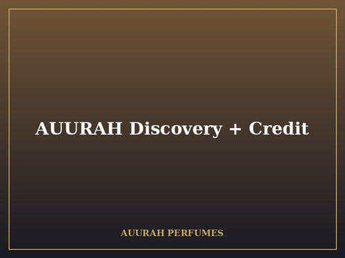 AUURAH Discovery + Credit - Luxury Eau de Parfum