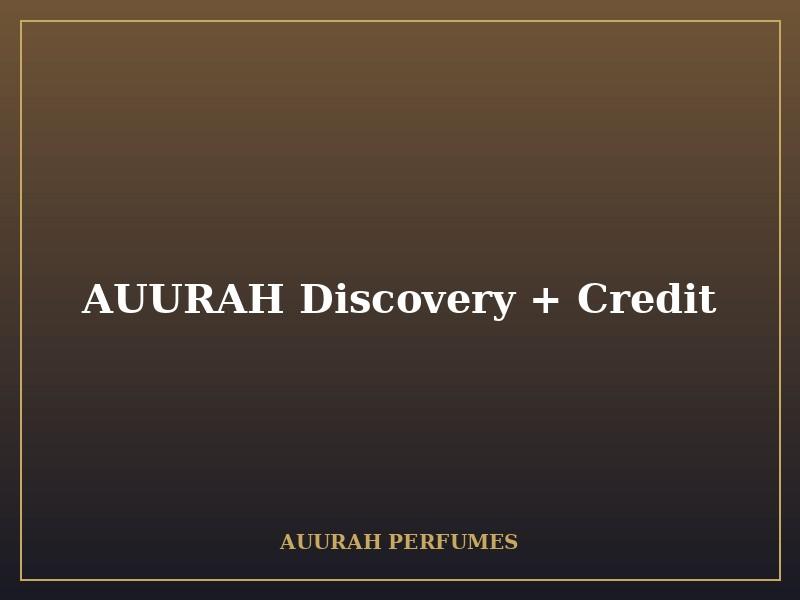 AUURAH Discovery + Credit - Luxury Eau de Parfum