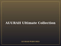 AUURAH Ultimate Collection - Luxury Eau de Parfum