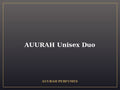 AUURAH Unisex Duo - Luxury Eau de Parfum