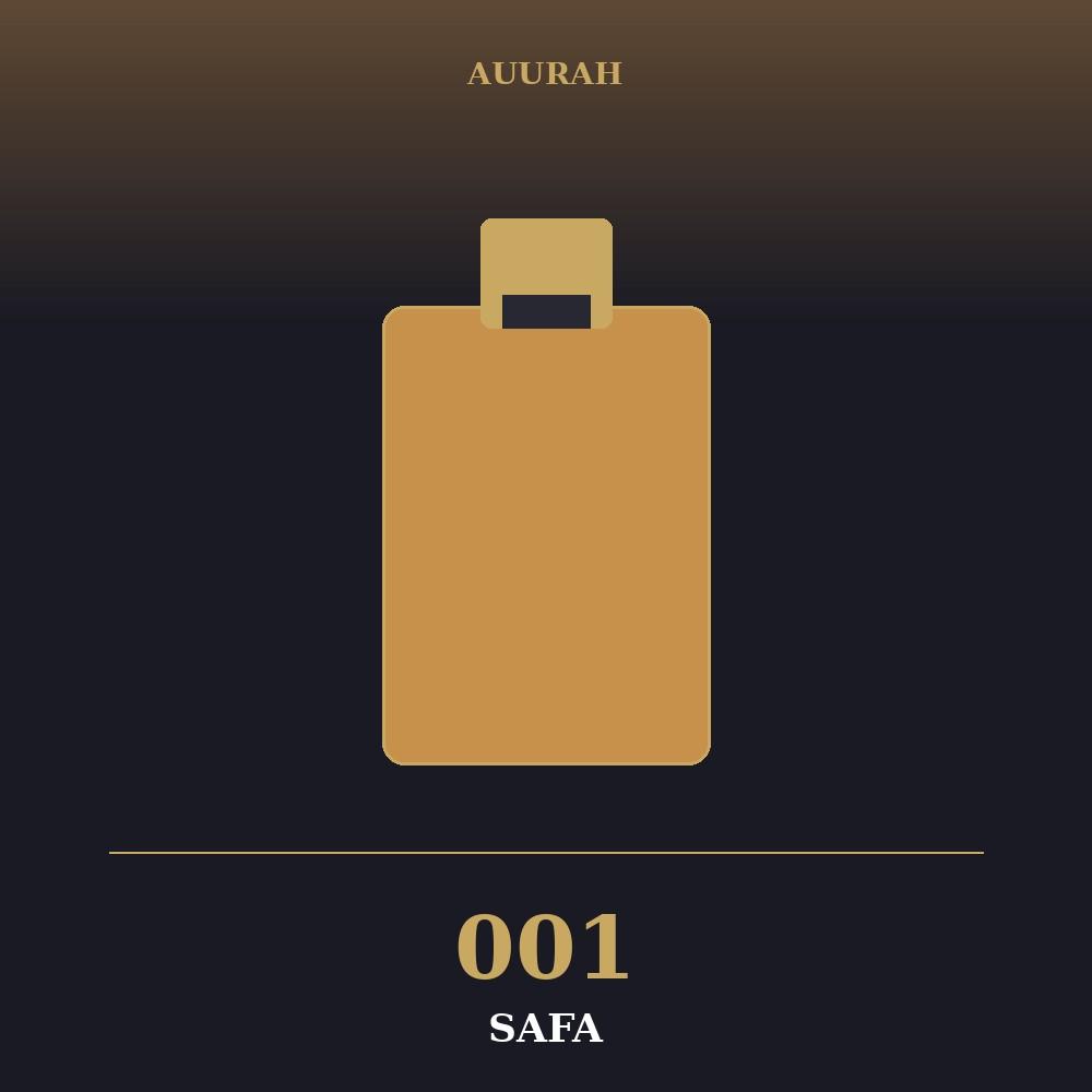AUURAH Amber Saffron - Luxury Eau de Parfum
